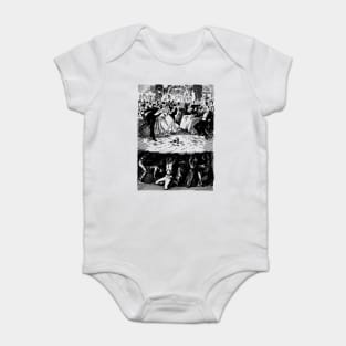 From The Depths - Socialist, Eat The Rich, Historical, Propaganda, Anti-Capitalist, Communist, Leftist Baby Bodysuit